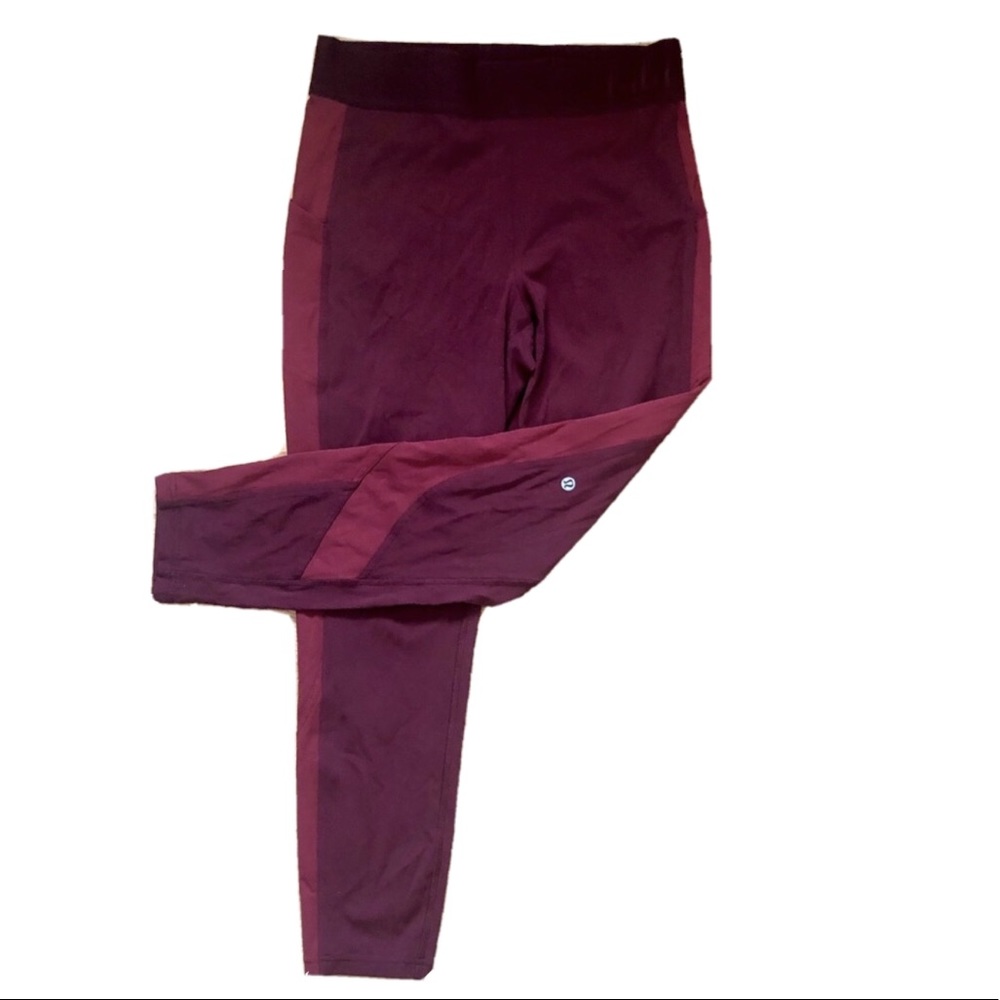 Red 7/8 Lulu Luxtreme Leggings